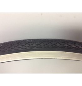 Schwalbe * SCHWALBE, HS159, 26x1-3/8 650 (37-584), Wire, SBC, KevlarGuard, 50TPI, 35-65PSI, 580g, White wall, TIRE,