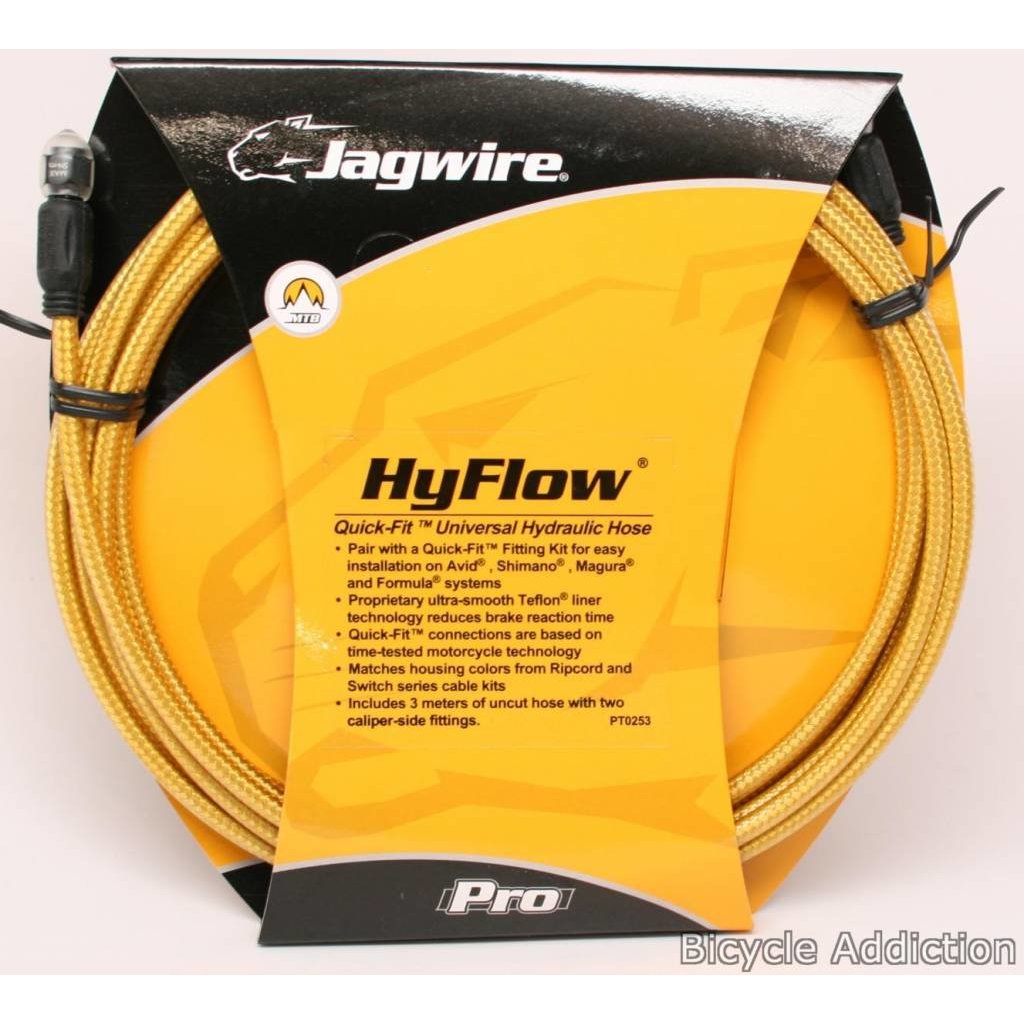 Jagwire Jagwire, HyFlow, DISC BRAKE HOSE KIT, Hydraulic, Shimano, BLACK  CARBON