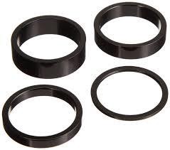 Others NON-KEYED HEADSET SPACERS 28.6 X 10 mm, Black