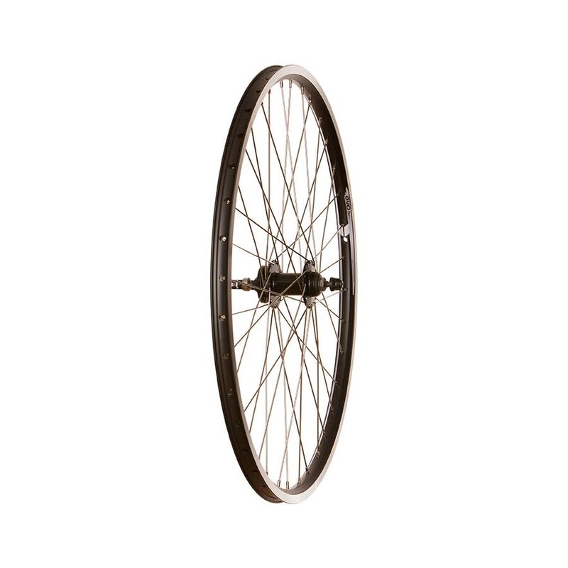 WHEEL SHOP Wheel Shop, Evo Tour 19 Black, Wheel, Front, 27.5'' / 584, Holes: 36, QR, 100mm, Rim and Disc IS 6-bolt