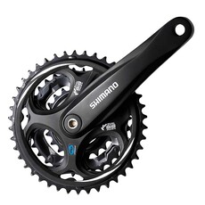 Shimano Shimano, Altus FC-M311, Crankset, 7/8 sp., 170mm, 22/32/42T, Riveted, Square, 50mm, Black