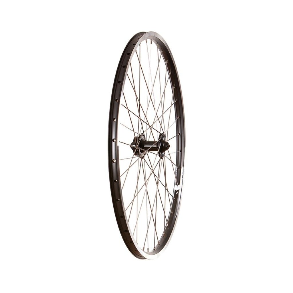 WHEEL SHOP Wheel Shp, Frnt 27.5" Wheel, 36H Black Ally Duble Wall Ev E Tur 19/ Black Frmula DC-20 QR 6 Blt Disc Hub, Stainless Spkes