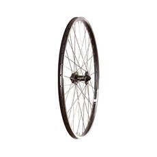 WHEEL SHOP Wheel Shp, Frnt 27.5" Wheel, 36H Black Ally Duble Wall Ev E Tur 19/ Black Frmula DC-20 QR 6 Blt Disc Hub, Stainless Spkes