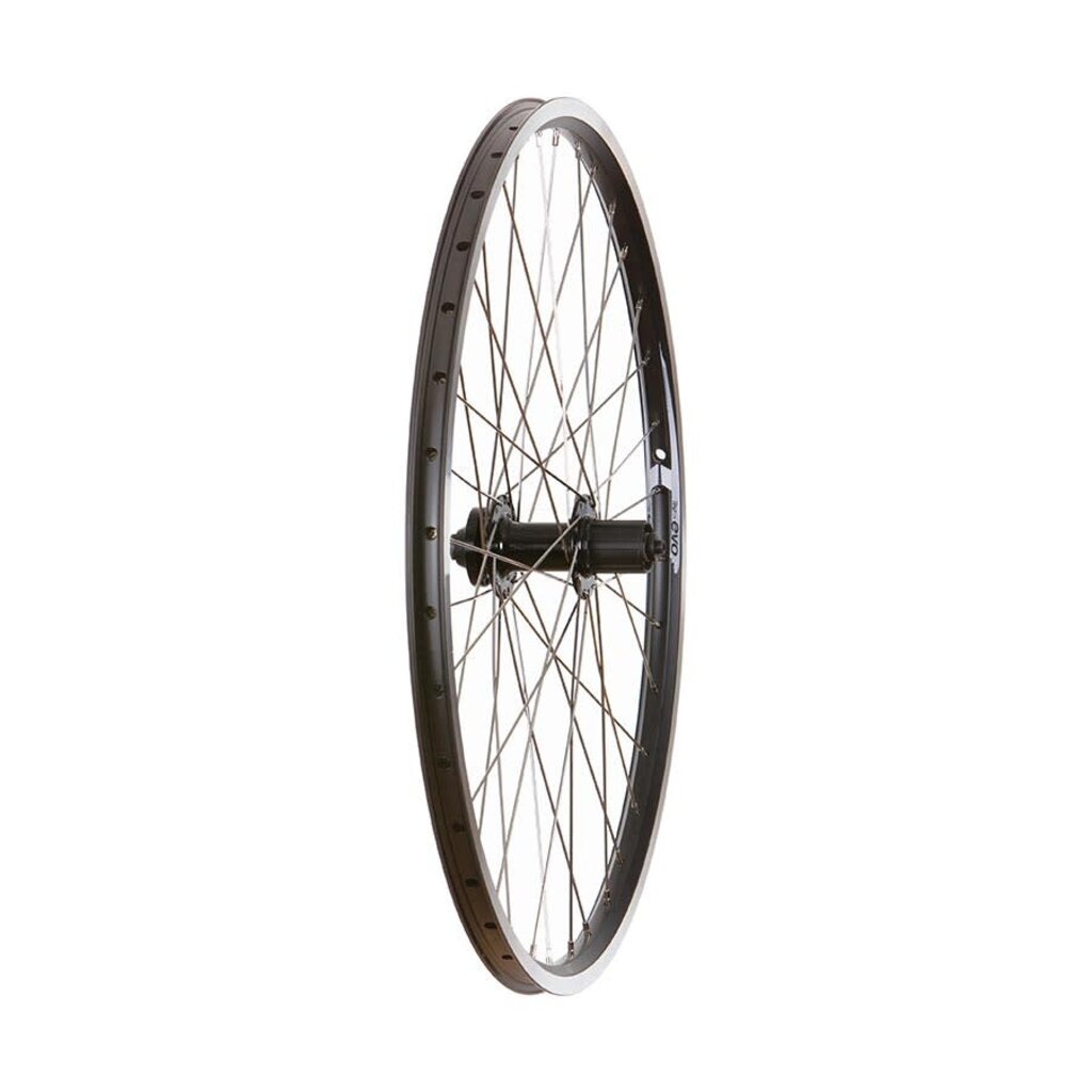 WHEEL SHOP Wheel Shp, Rear 26" Wheel, 36H Black Ally Duble Wall Ev E Tur 19/ Black Frmula DC-22 QR 8-10spd 6 Blt Disc Hub, Stainless Spkes