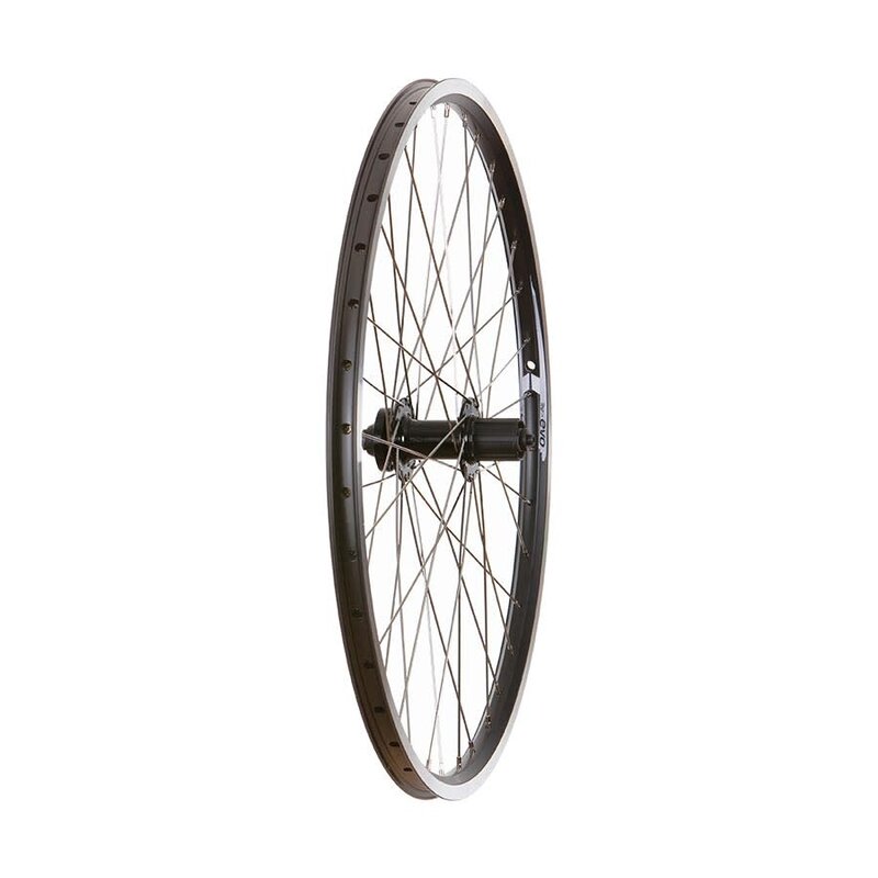 WHEEL SHOP Wheel Shp, Rear 26" Wheel, 36H Black Ally Duble Wall Ev E Tur 19/ Black Frmula DC-22 QR 8-10spd 6 Blt Disc Hub, Stainless Spkes