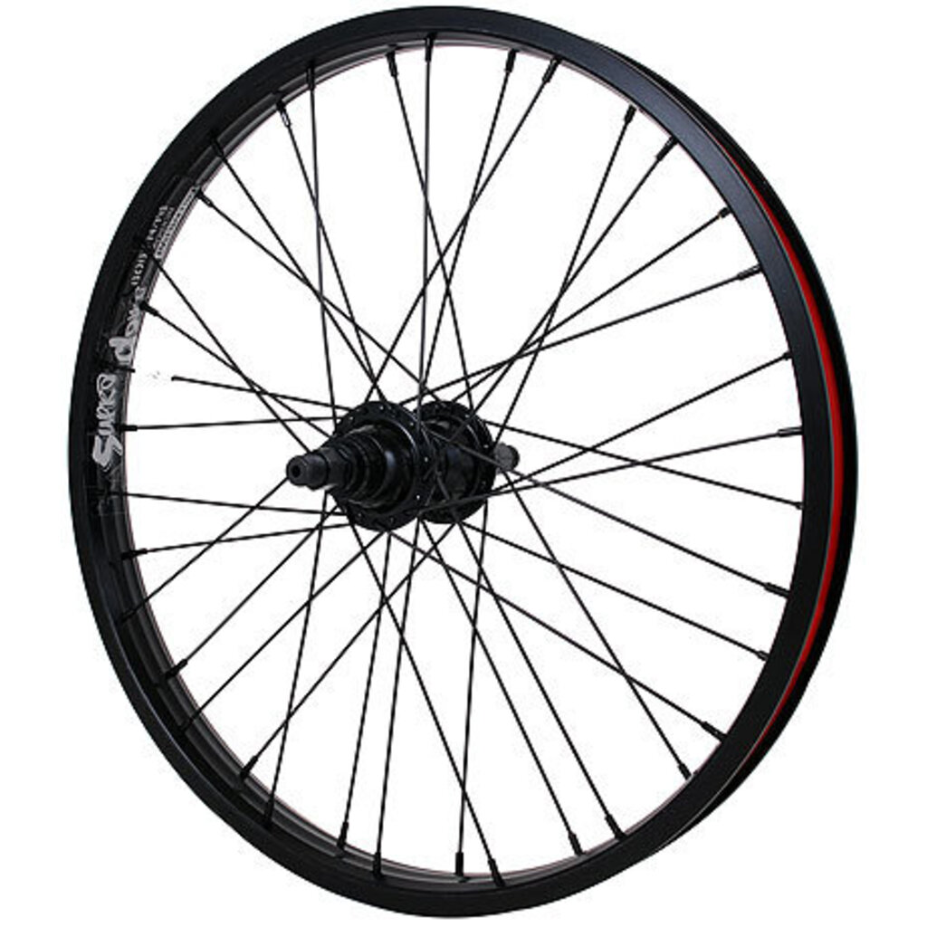 Roues * 20'', Alex Supra Dome, Rear, Wheel, Formula DX-42, 14MM DW, Black, 6061 HT-6, 36X DT Champion, Medium, RL 1, Flip Flop Hub