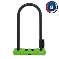 Abus Abus, Ultra 410, U-Lock, Key, 12mm, 17.0cm x 23.0cm, 6.7" x 9", SH34, Green