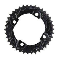 Shimano * Shiman, Y1NA98020, 38T, 10sp, BCD: 104mm, 4 Blt, SLX FC-M675, uter Chainring, Fr 24/38, Aluminum, Black