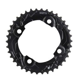 Shimano * Shiman, Y1NA98020, 38T, 10sp, BCD: 104mm, 4 Blt, SLX FC-M675, uter Chainring, Fr 24/38, Aluminum, Black