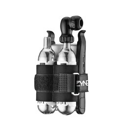 Lezyne Lezyne, CO2 Twin Kit, CO2 Inflator, Threaded, Presta, Schrader, 2x25g