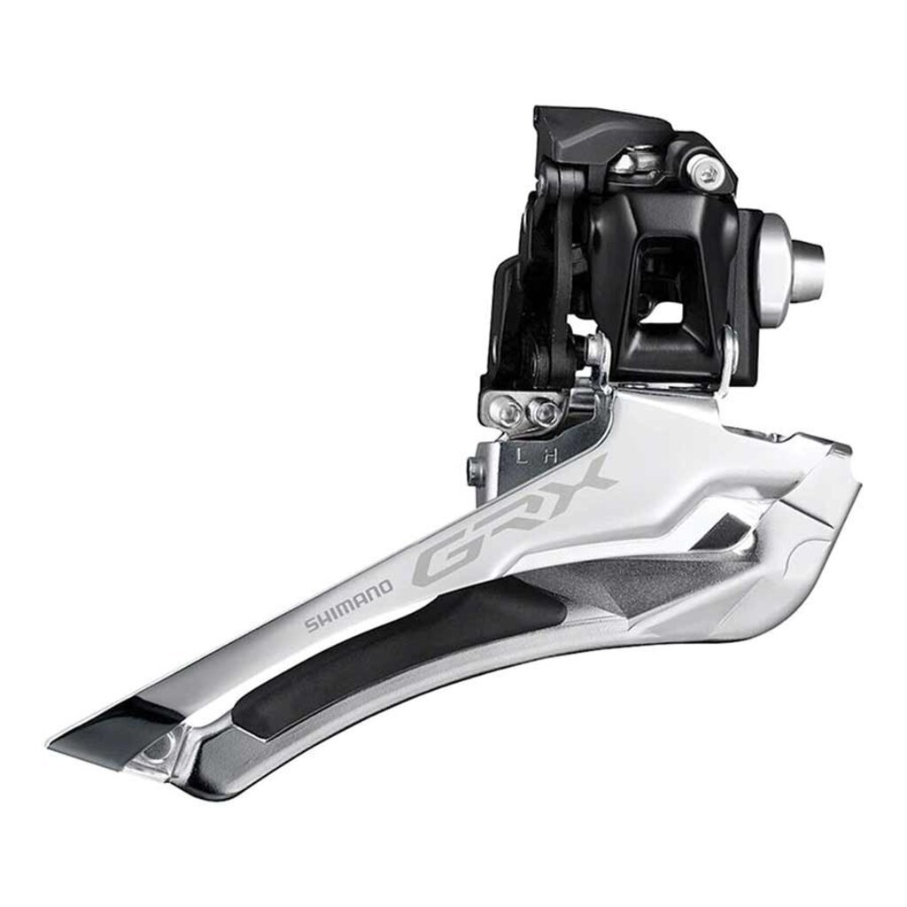 Shimano Shimano, GRX FD-RX400, Front Derailleur, 10, Swing: Down, Cable Pull: Down, Braze-on