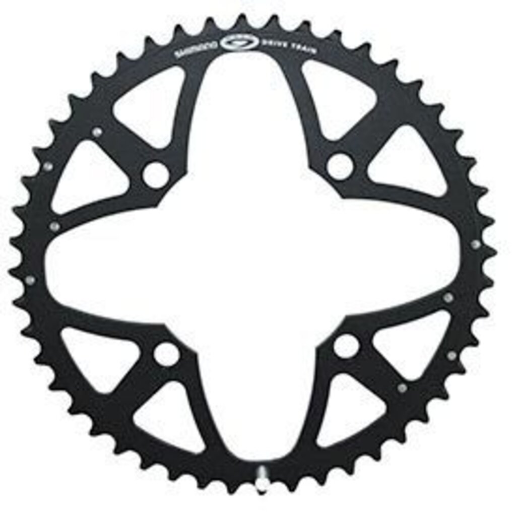 Shimano * Shimano, 38T, 10SP., BCD: 104mm, 4 BOLT, SLX FC-M675, Plateau Exterieur, Pour 26/38, Aluminium, BLACK, Y1NA98030