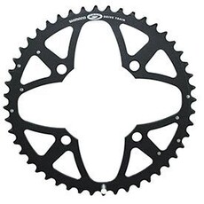 Shimano * Shimano, 38T, 10SP., BCD: 104mm, 4 BOLT, SLX FC-M675, Plateau Exterieur, Pour 26/38, Aluminium, BLACK, Y1NA98030