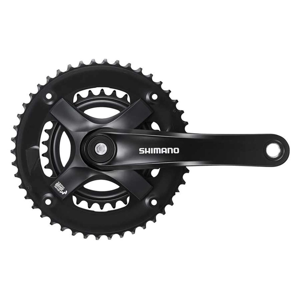 Shimano Shimano, FC-TY501-2, Crankset, Speed: 7/8, BCD: Rivets, 30/46, Square, 170mm, Black, MTB