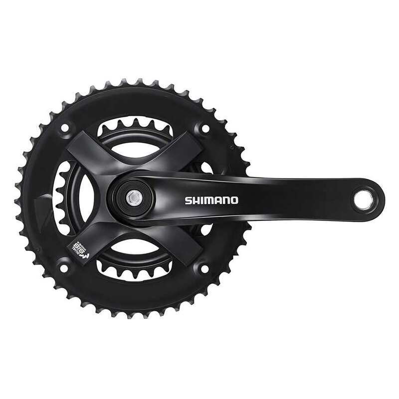 Shimano Shimano, FC-TY501-2, Crankset, Speed: 7/8, BCD: Rivets, 30/46, Square, 170mm, Black, MTB