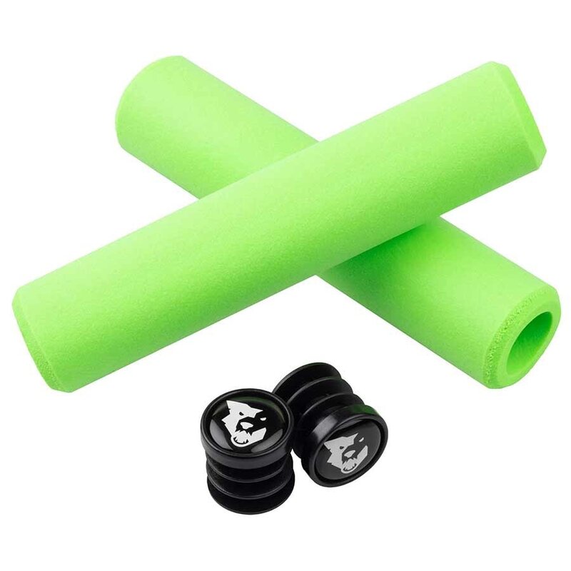Wolf Tooth components * Wolf Tooth components, Razer, Grips, 135mm, Green, Pair