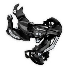 Shimano Shiman, Turney RD-TY500, Rear derailleur, 6/7sp., SGS, Black, With adaptr