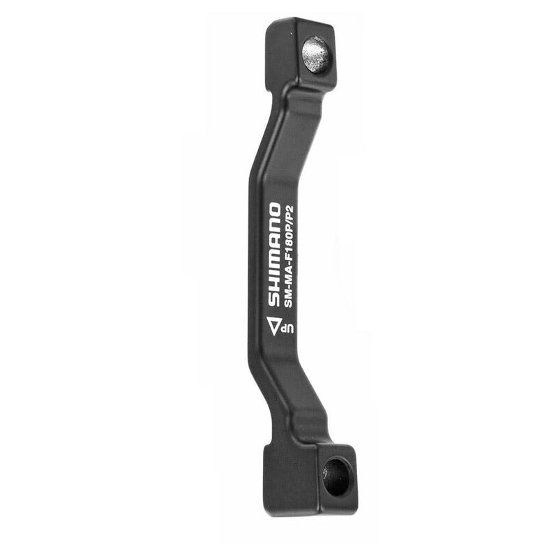 Shimano Shimano, SM-MA-F180P/P2, Disc brake adapter for Post Mount caliper, Front, Post Mount fork, 180mm rotor