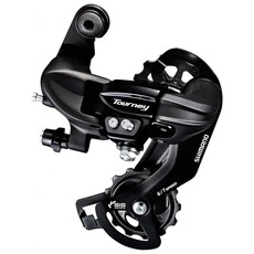 Shimano Shiman, Turney RD-TY300, Rear derailleur, 6/7sp., SGS, Black, With adapter