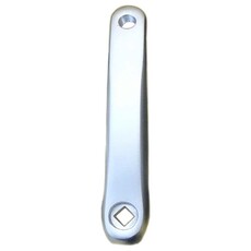 Evo * Evo E-Sport 430, Crank arm, Left, Alloy, Square Taper, SILVER 175MM