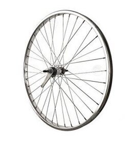 * Coaster, Wheel, 26×1.75/2.125, Silver, Alloy, Single Wall