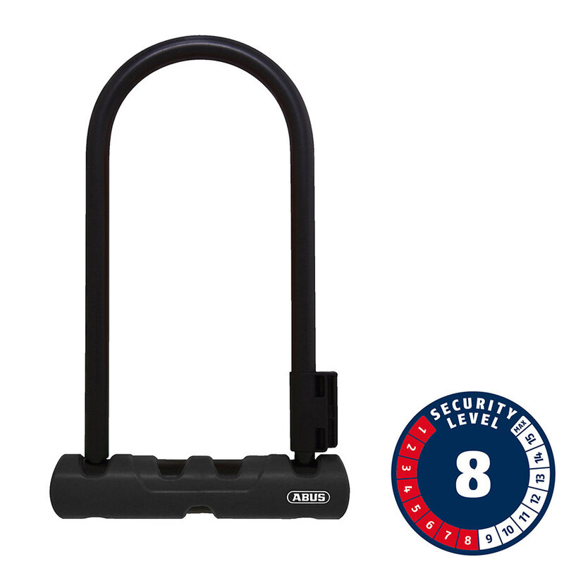Abus Abus, Ultra 410, U-Lock, Key, 12mm, 17.0cm x 23.0cm, 6.7" x 9", SH34, Black
