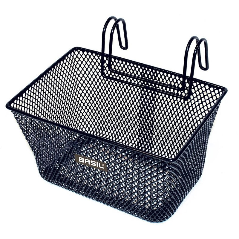 BASIL Basil, Tivoli, Basket, Front, 26x24x17 cm, Black