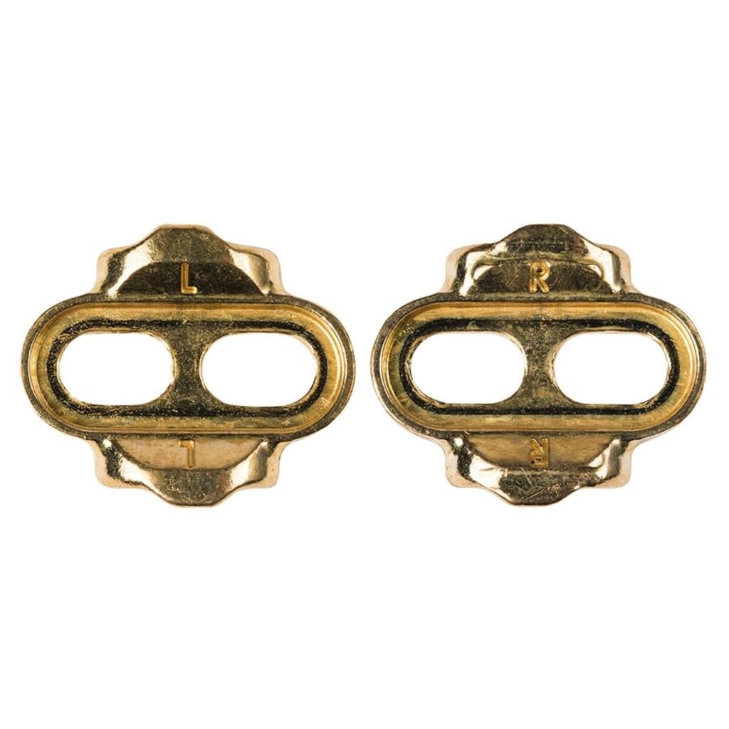 CRANKBROTHERS crankbrothers, Standard Release Cleat, Cleats, Compatibility: crankbrothers SPD, Float: 6°, Gold, Pair