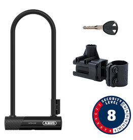 Abus Abus, Ultra 410K, U-Lock, Key, 12mm, 170x300mm, 6.7''x11.8'', SH34, Black