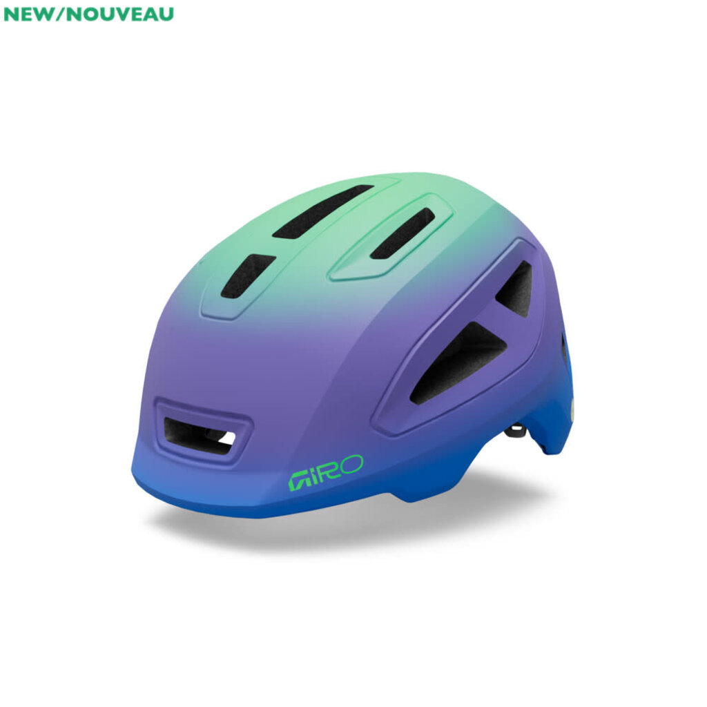 GIRO HELMET Scamp, MIPS II, BLU JWL/VIV GREEN,