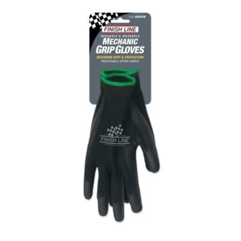 Finish Line MECHANIC GRIP GLOVES (S/M) (CASE OF 6) single