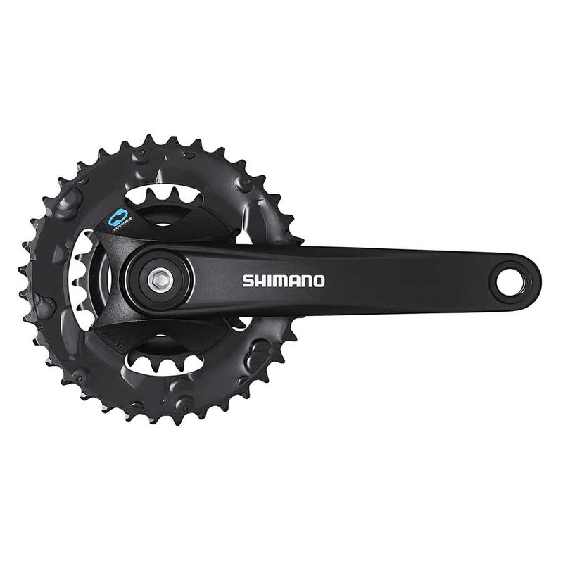 Shimano Shimano, FC-M315-2, Crankset, Speed: 7/8, BCD: Rivets, 22/36, Square, 175mm, Black, MTB