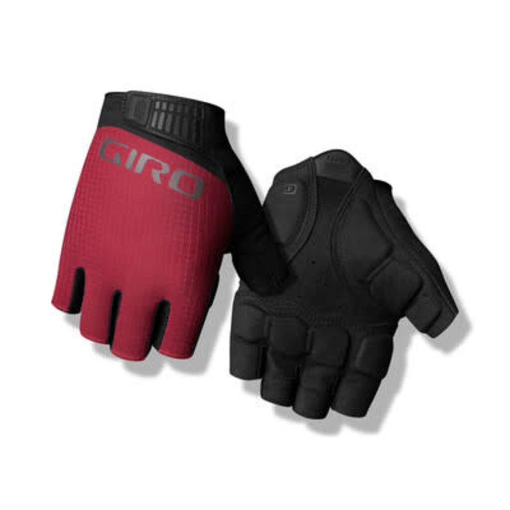 GIRO GLOVES BRAVO II GEL GLOVE, OX RED