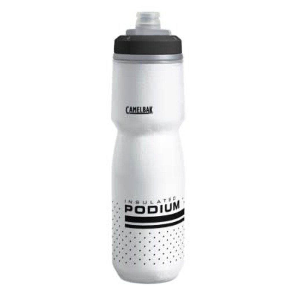 CAMELBAK BOTTLES Camelbak Podium Chill Water Bottle White/Black  24 OZ