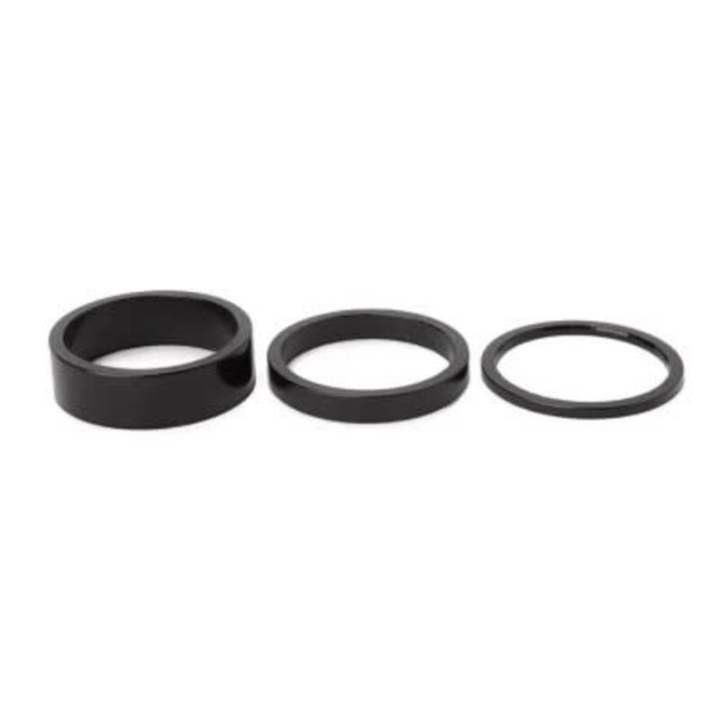 Merritt THEORY 1-1/8" HEADSET SPACERS 2,5,10MM BLACK