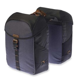 BASIL Basil, Miles Double Bag, Pannier, 34L, Black
