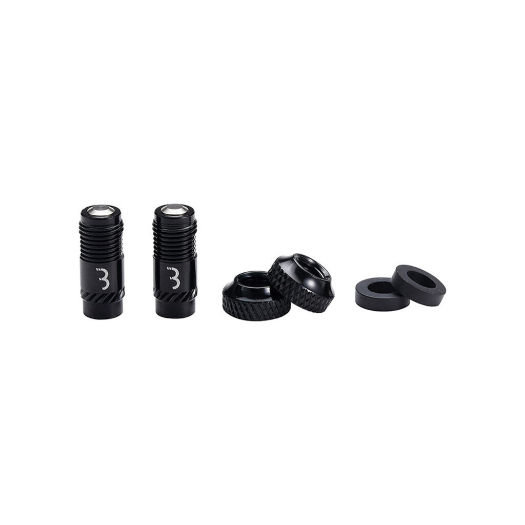 BBB Cycling BBB Cycling, BTI-165 CoreCap, Tubeless Valve, Black, Pair