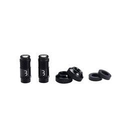 BBB Cycling BBB Cycling, BTI-165 CoreCap, Tubeless Valve, Black, Pair