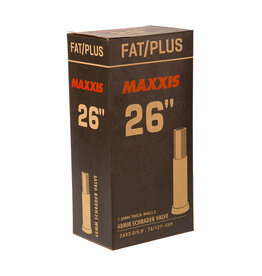 Maxxis Maxxis, Fat, Tube, 0.8mm, Schrader, Length: 48mm, 26'', 3.00-5.00