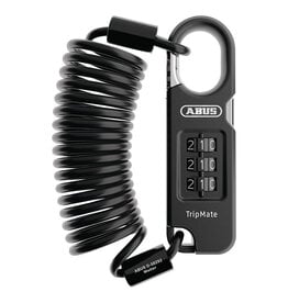 Abus Abus, Combiflex TripMate 180, Cable lock, Combination, 5mm, 180cm, 5.9', Black