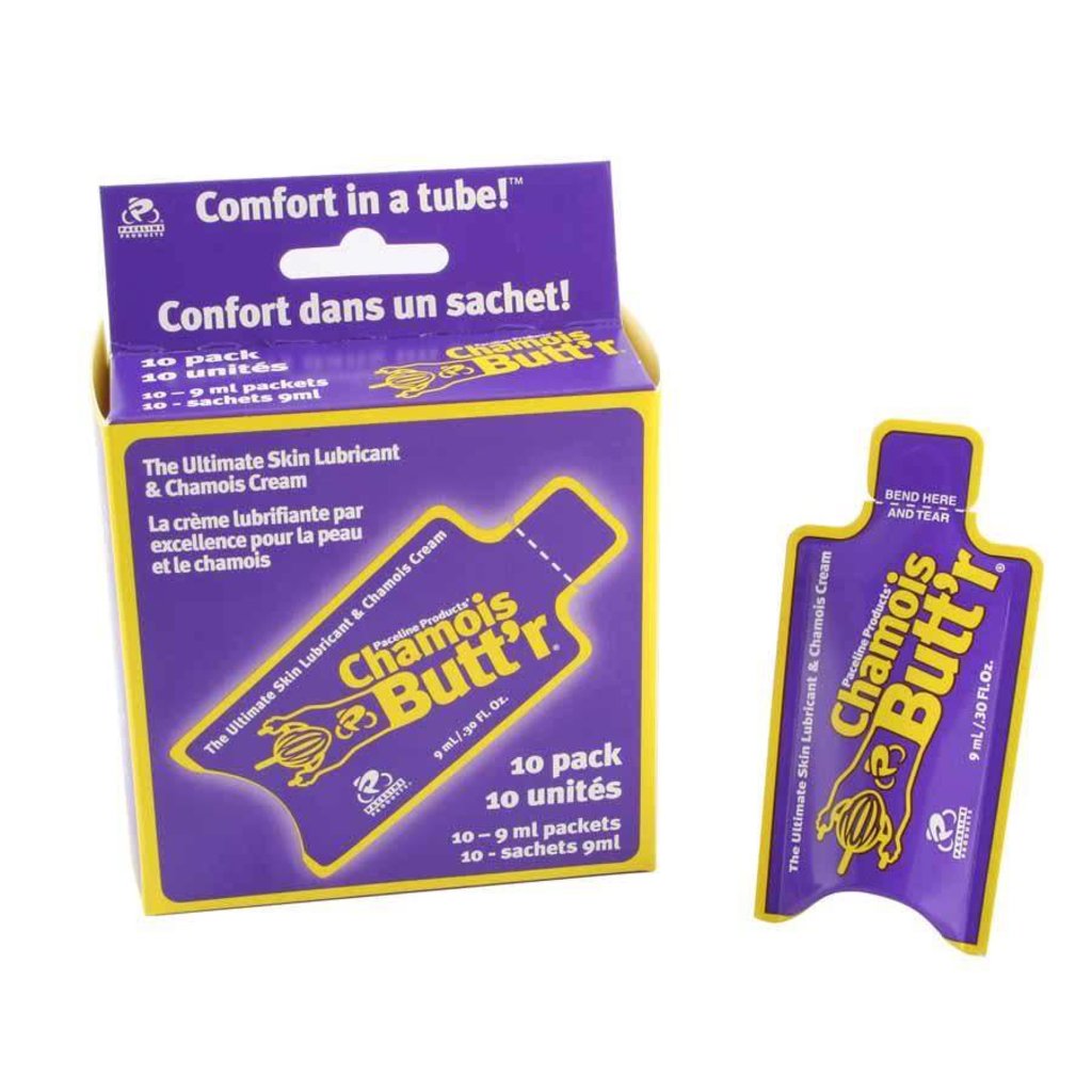 Paceline Products Chamois Butt'R Sample, BOX OF 10- 9ml