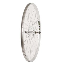 WHEEL SHOP Wheel Shp, Rear 26" Wheel, 36H Silver Ally Single Wall Ev E Tur 20/ Silver Frmula FM-31 Nutted Axle FW Hub, Steel Spkes
