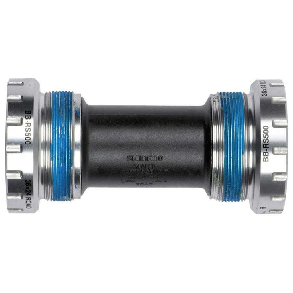 Shimano Shiman, BB-RS500, Hllwtech II, BB Shell: 68mm, Axle: 24mm, Steel, Silver, EBBRS500B