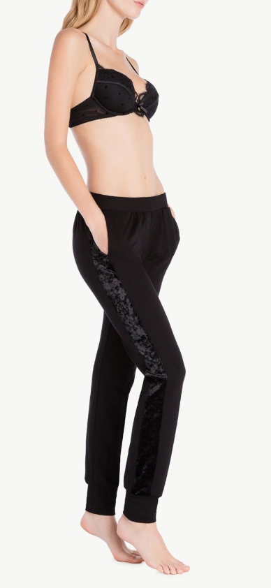 TwinSet Nero Woven Trousers