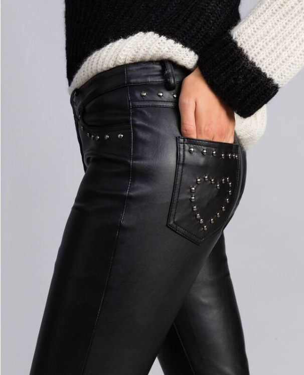 TwinSet Leather Pant