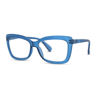 RS Eyewear Blue Square Frame Reader