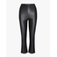 Faux Leather Cropped Flare