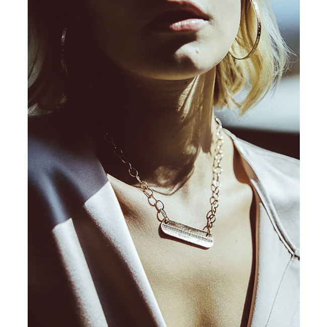 Molly 14K Gold Bar Necklace