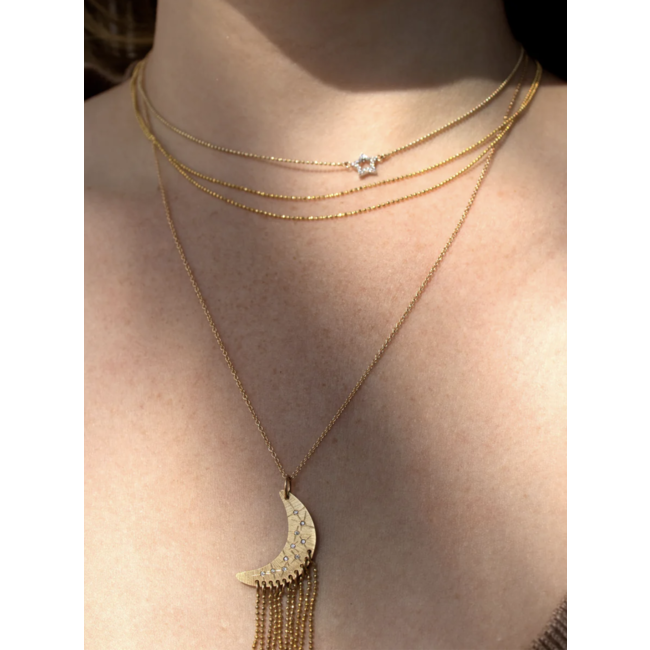 Chad 14K Gold Two-Tiered Choker