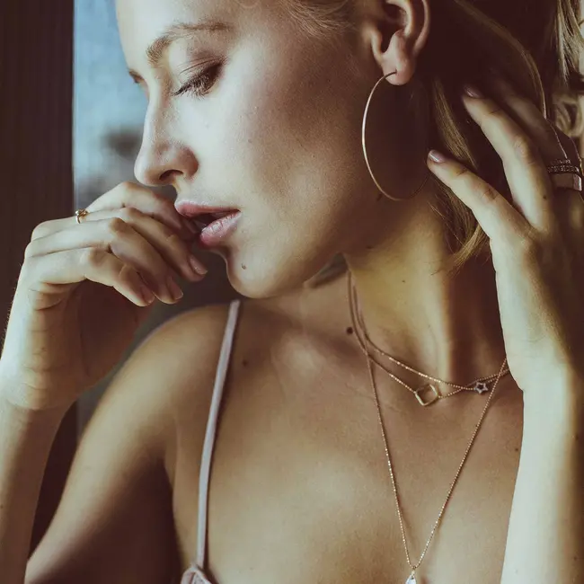 Orms 14K Gold Hoop Earring